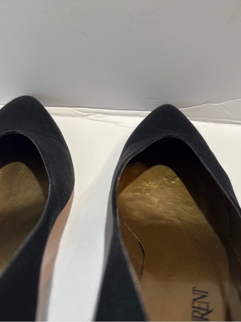 Yves Saint Laurent Black Pointed Toe Pumps 9.5 - Picture 10 of 14